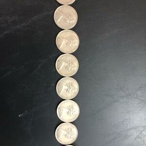 Set of 8 Australian 20 cent coins